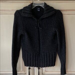 GAP Women's Textured Black Cardigan